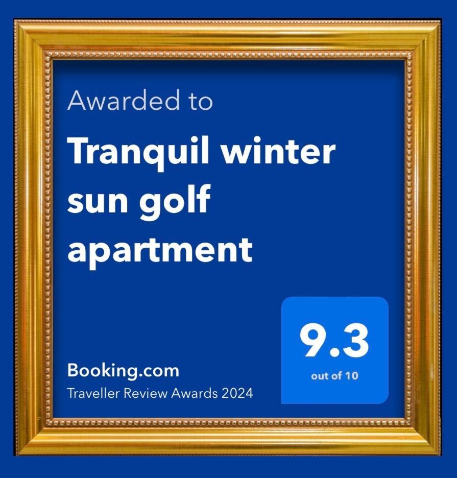 Tranquil Self Catering Golf Course Apartment Alicante Dış mekan fotoğraf
